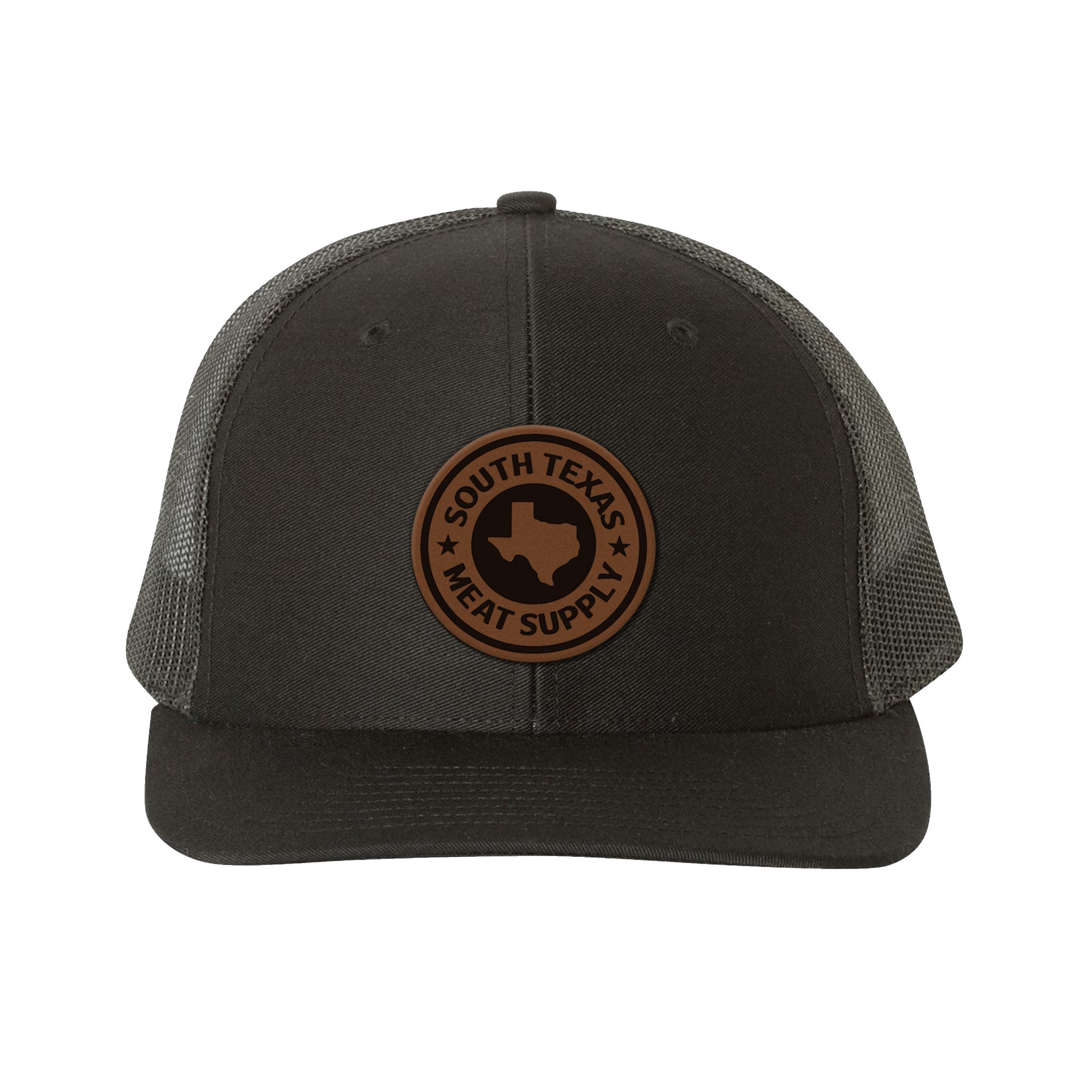South Texas Meat Supply Leather Patch Snapback