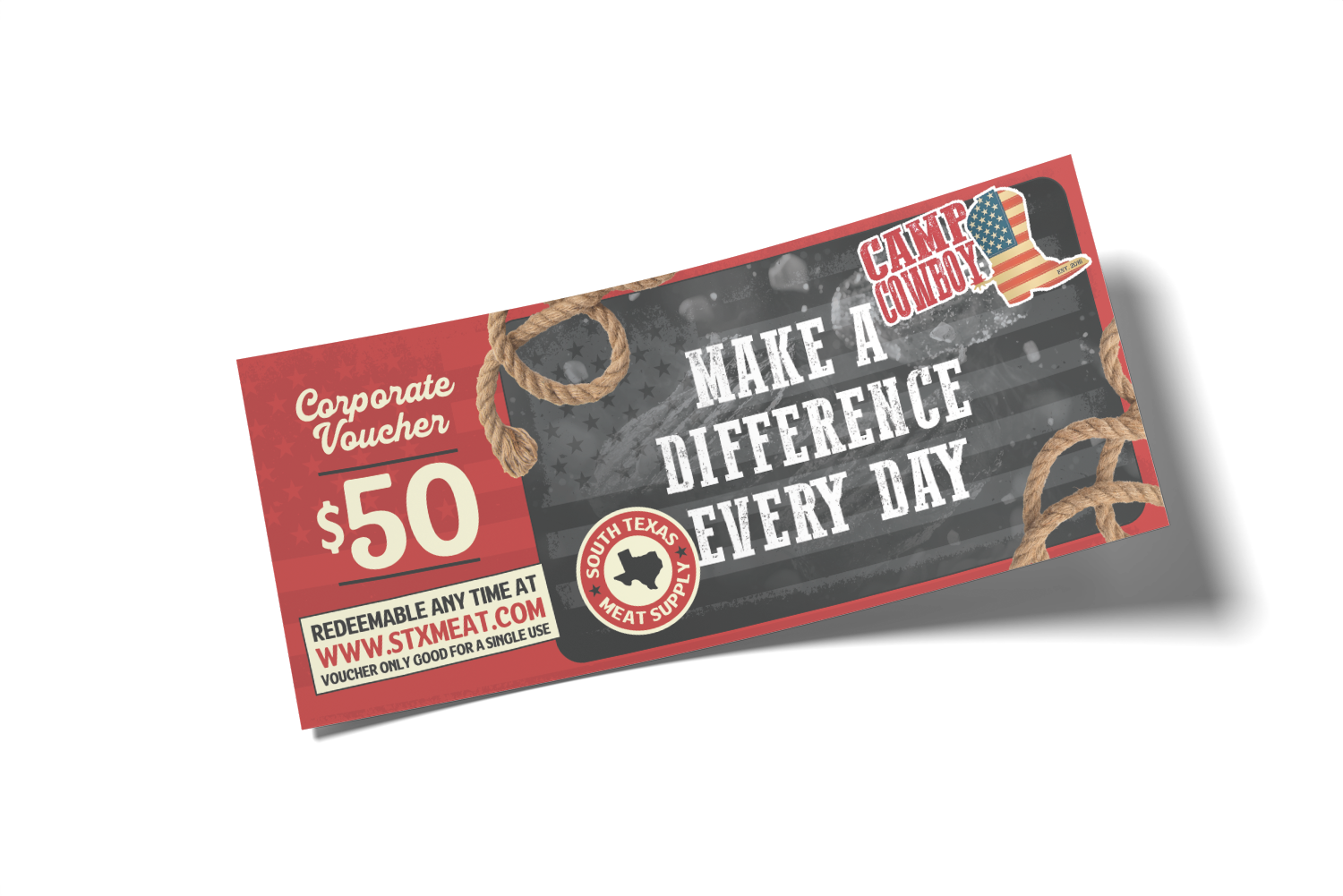Camp Cowboy Red Voucher