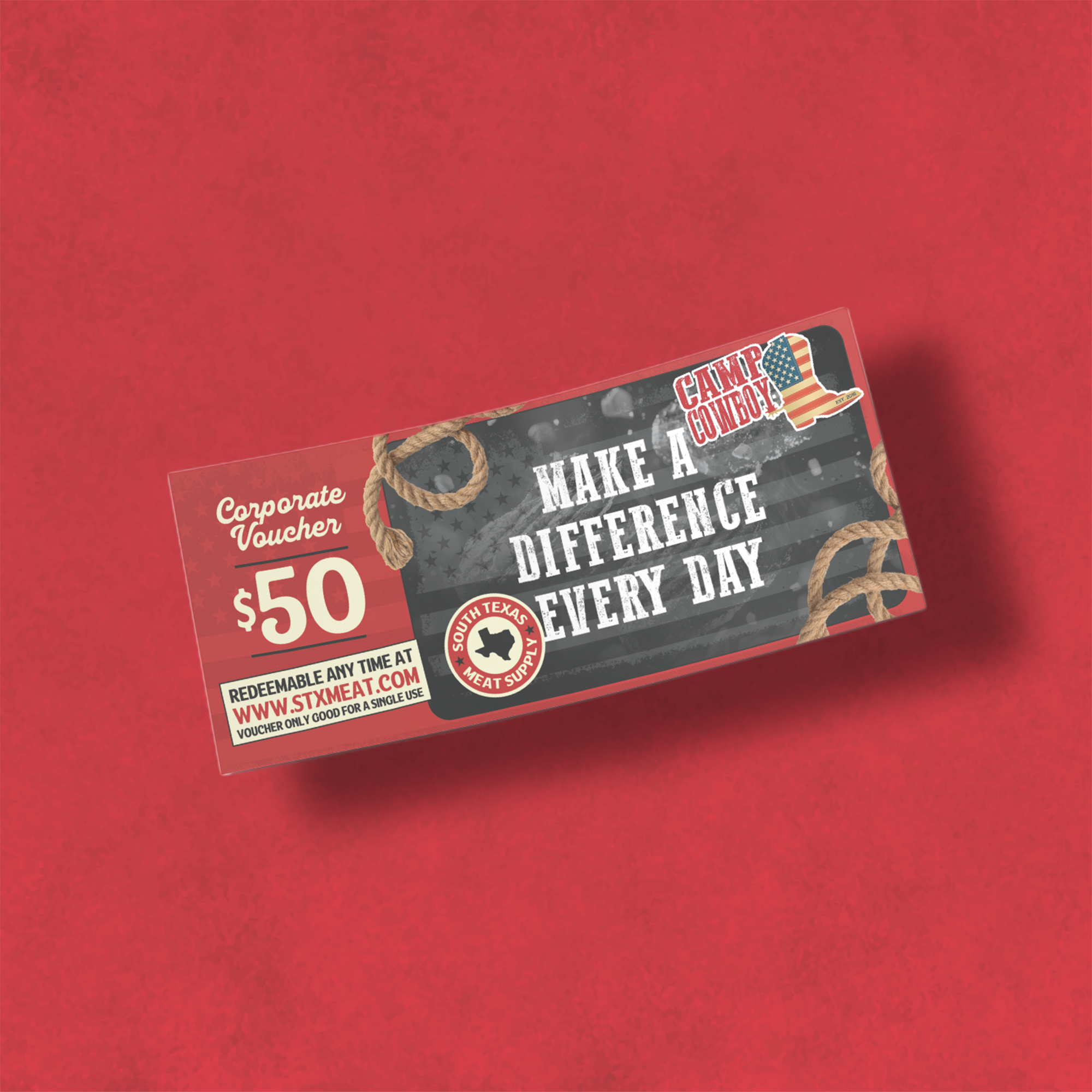 Camp Cowboy Red Voucher