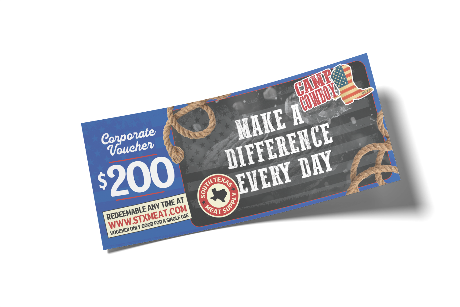 Camp Cowboy Blue Voucher