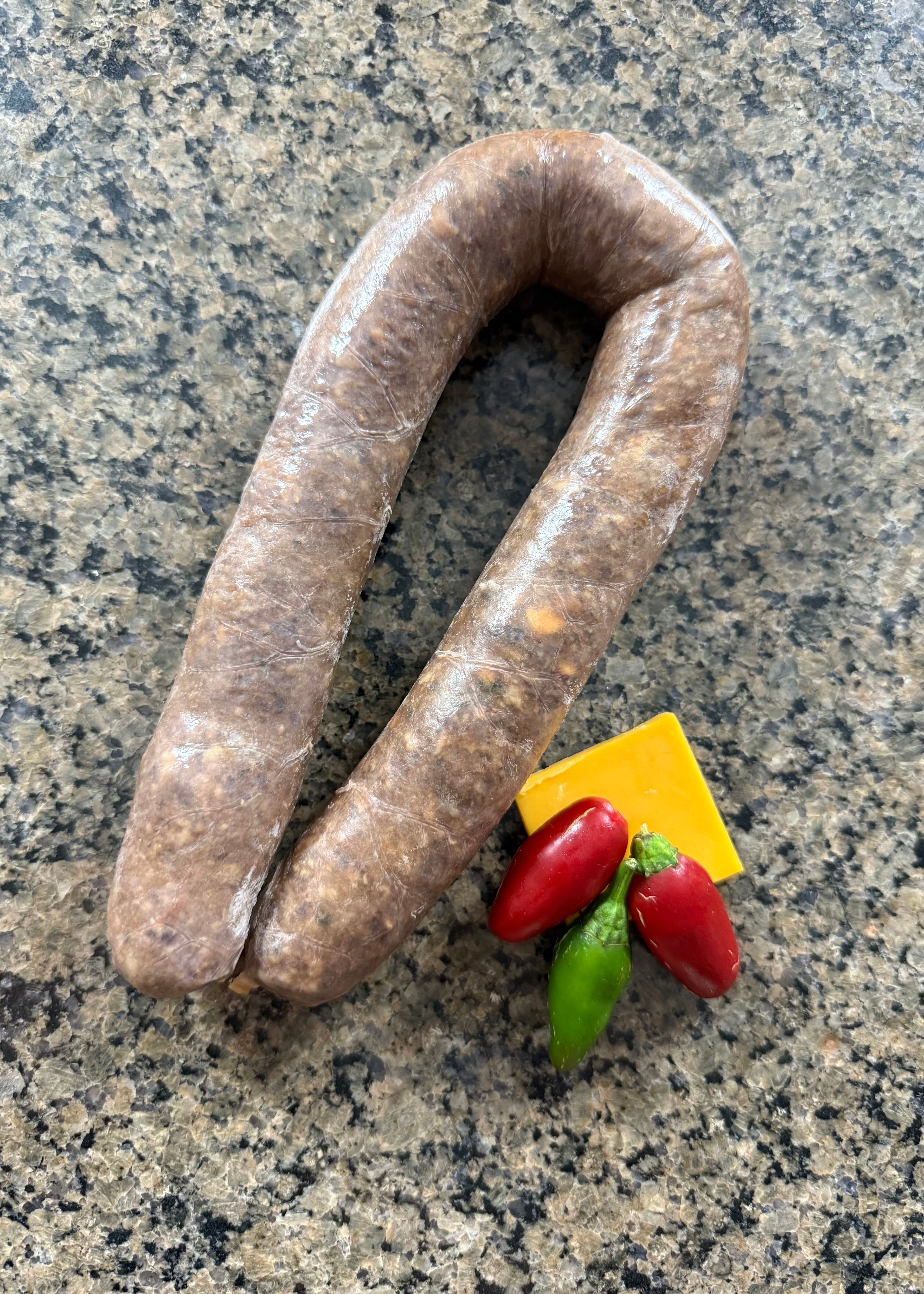 Jalapeño Cheddar Beef Sausage