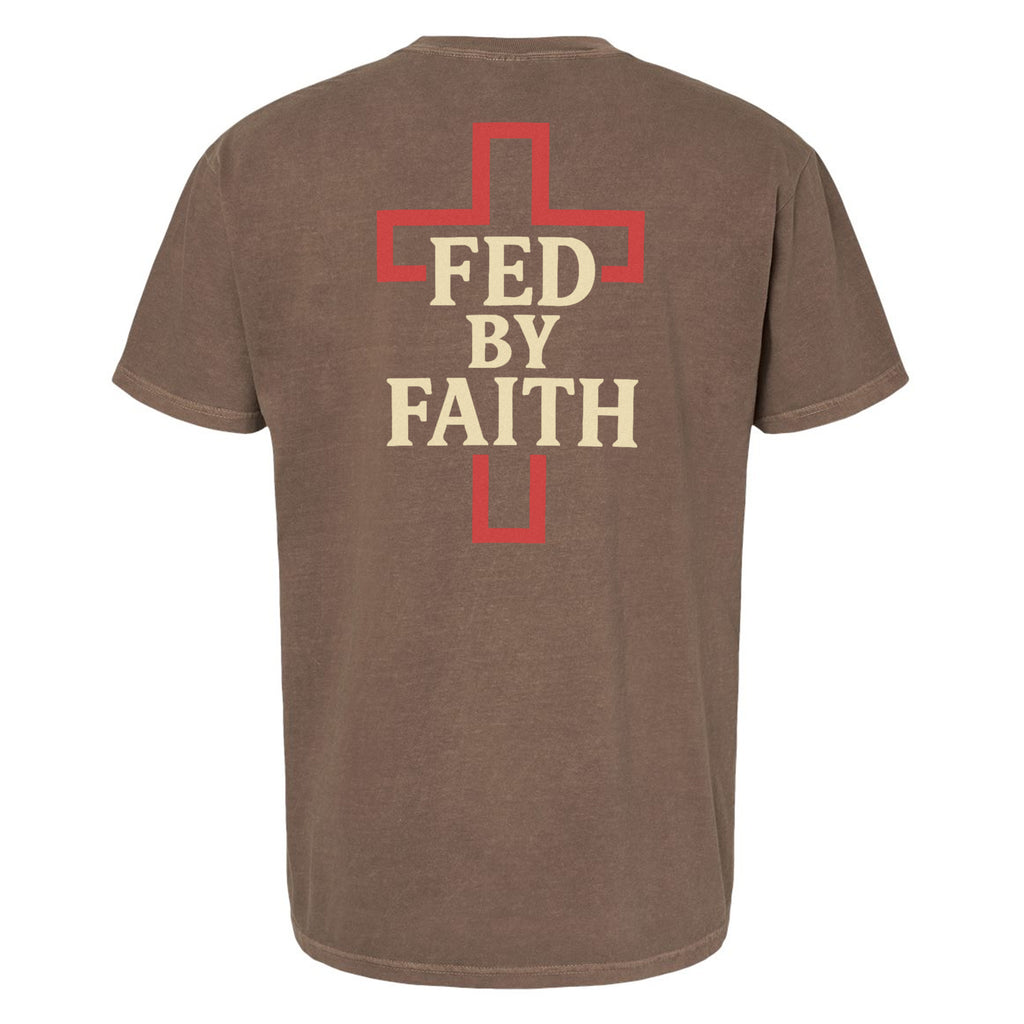 Fed By Faith Heavyweight Pocket Tee