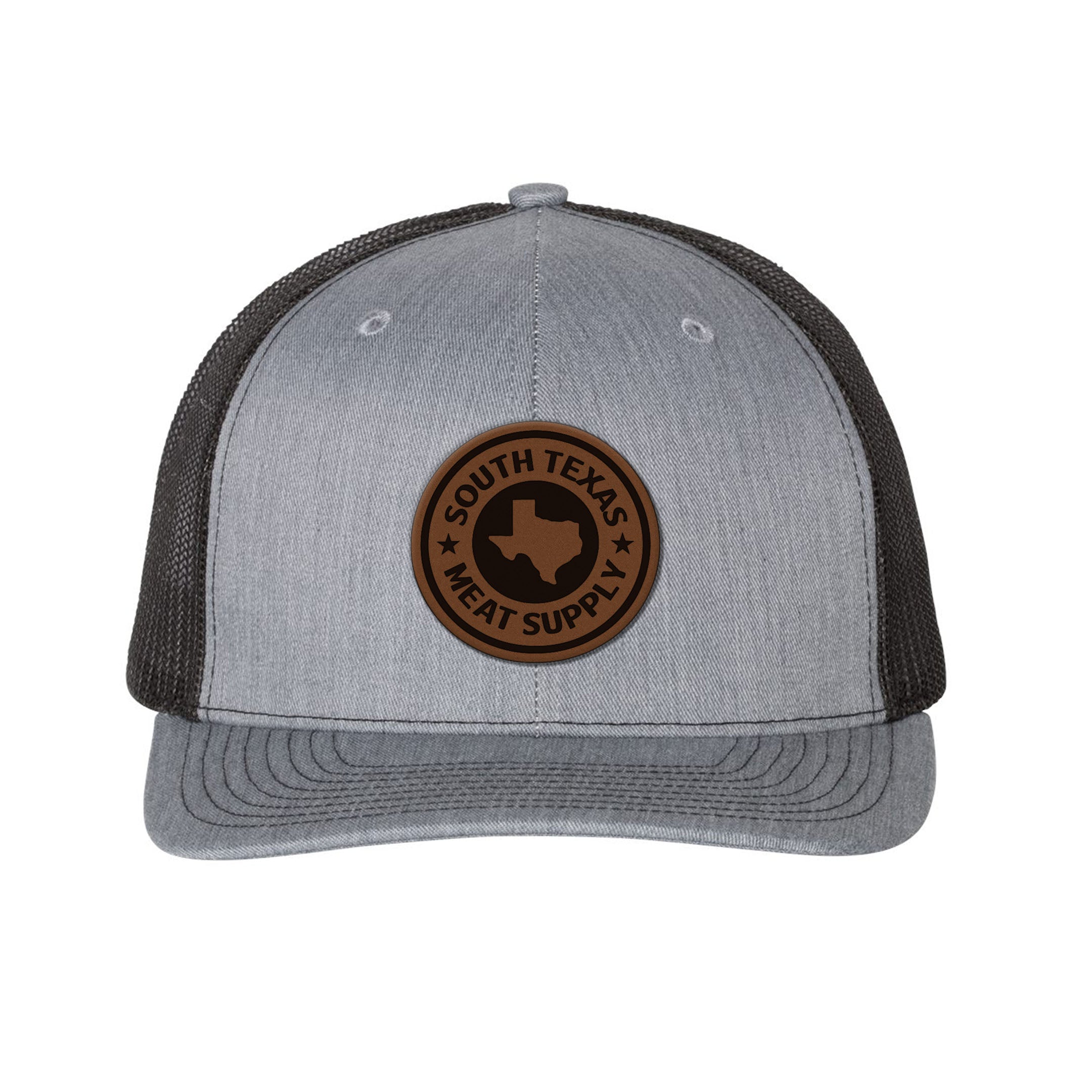 South Texas Meat Supply Leather Patch Snapback