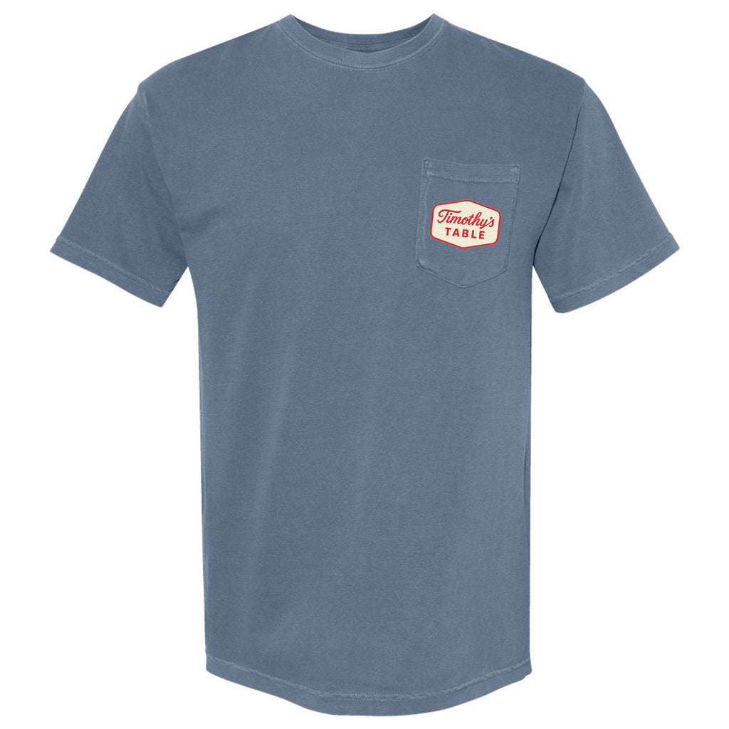Timothy's Table Heavyweight Pocket Tee