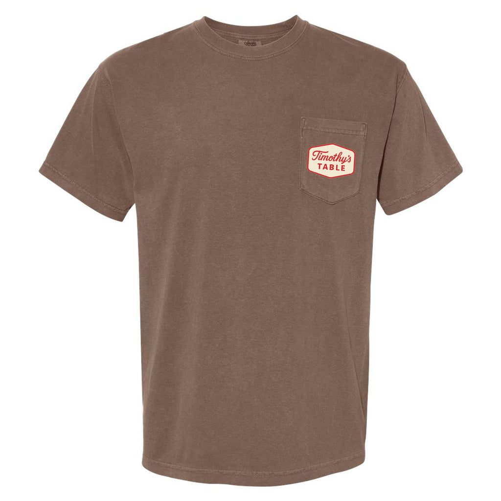 Timothy's Table Heavyweight Pocket Tee