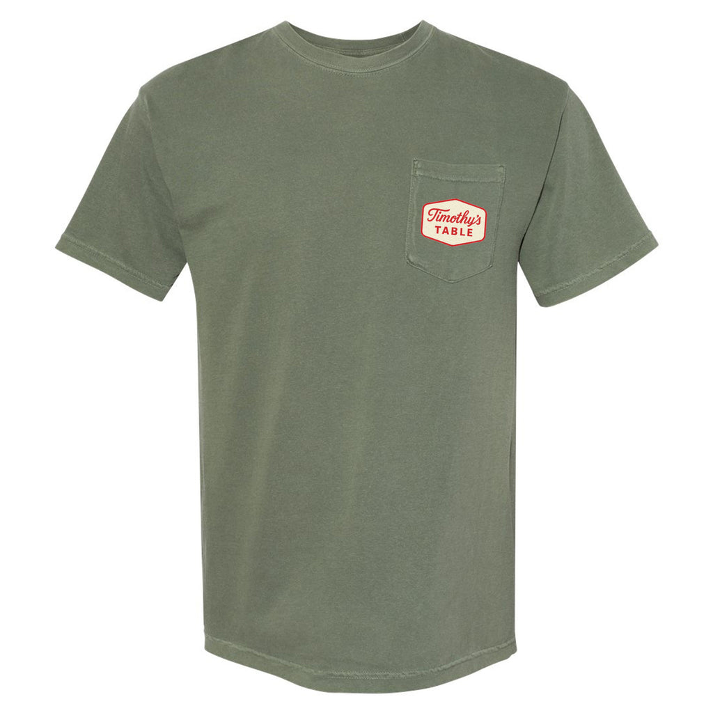Timothy's Table Heavyweight Pocket Tee